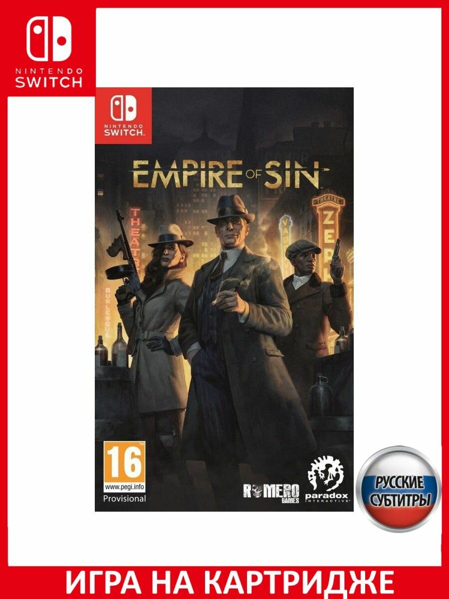Игра Empire of Sin Day One Switch Русская Версия Картридж на Nintendo Switch
