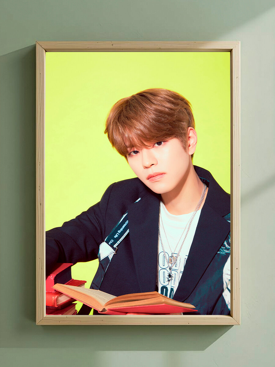 Постер, плакат на стену "Stray Kids K-Pop Группа" 42 см х 29,7 см (А3)