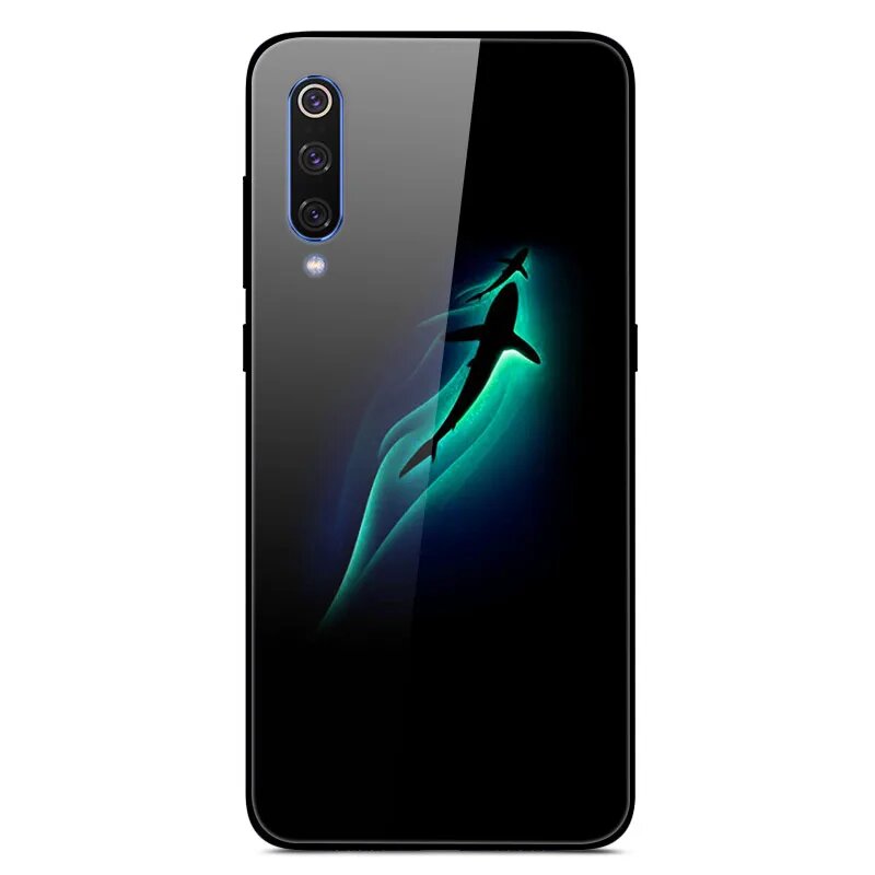 Чехол из закаленного стекла для Xiaomi Mi9 Lite, жесткий стеклянный чехол для Xiaomi mi 9 SE, силиконовый чехол-бампер для Xiaomi Mi 10 2020, чехлы