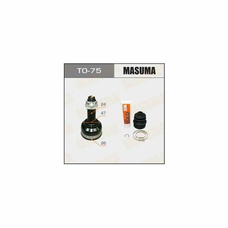 ШРУС MASUMA 26x47x24 (1/6) TOYOTA PASSO 2004-2010 43410-BZ010,43411-B9170,43411-B9190,43412-B9070,43420-B1010 TO-75