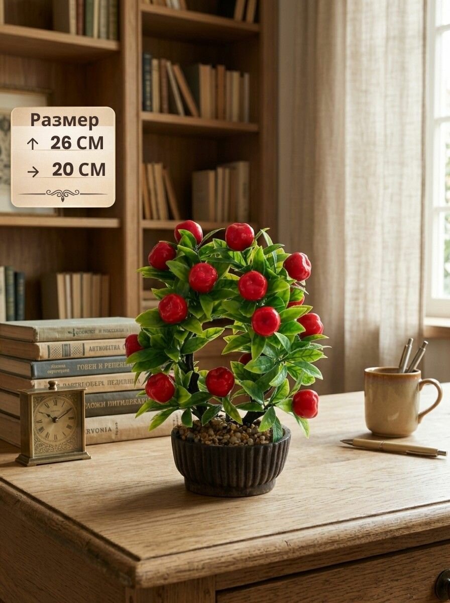 Дерево искусственное "Перец", L20 W12 H26 см