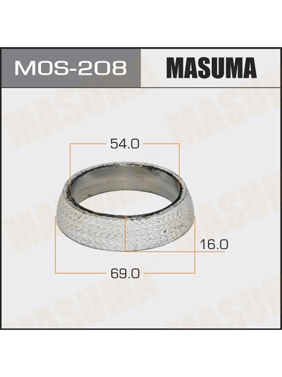 Кольцо глушителя 54 x 69 x 16, арт. MOS208