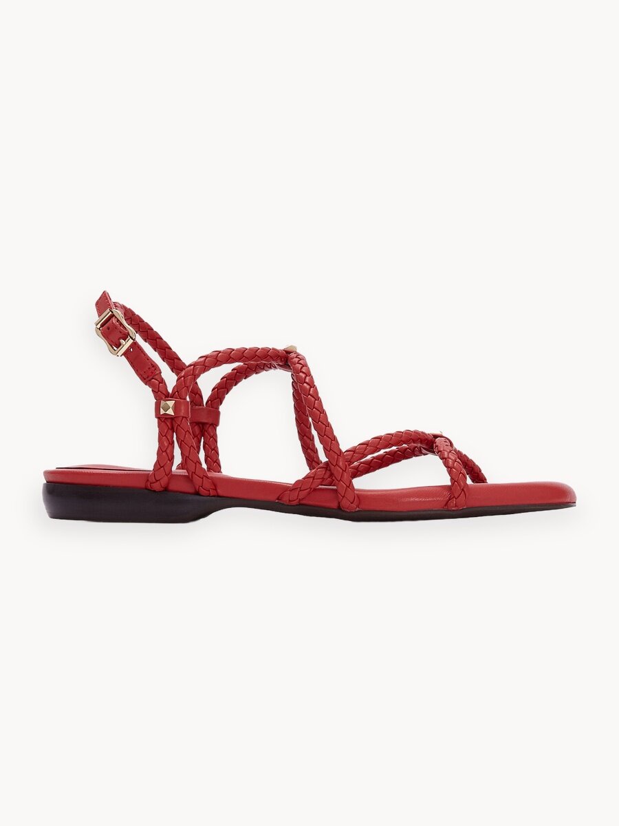 Сандалии ASH Revival, размер 40, красный/золотой