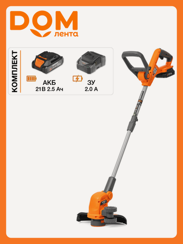 Изображение товара Триммер DAEWOO DATR 3021Li, леска, Li-ion аккумулятор, 2,5 Ач