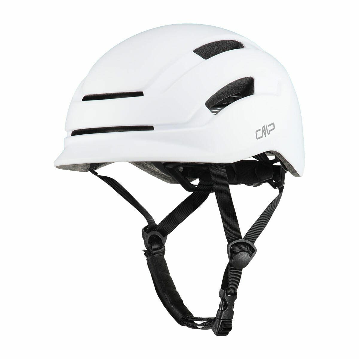 DECATHLON шлем decathlon cmp, белый/черный, размер m/55-58 см