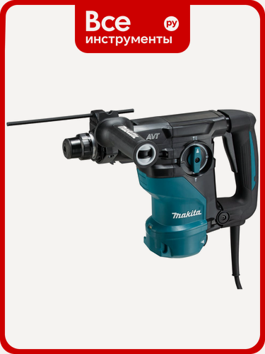 Изображение товара Перфоратор Makita HR3011FCJ с мощностью 1050 Вт, 3 режимами работы и частотой ударов до 4500 уд/мин в кейсе