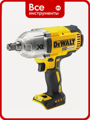 Изображение товара Импульсный гайковерт DEWALT профессиональный аккумуляторный с бесщеточным двигателем, квадратным патроном и подсветкой