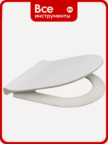 Изображение товара Универсальное сиденье Vitra с микролифтом, дюропласт 801-003-019, семейное овальное сиденье с быстросъёмной крышкой