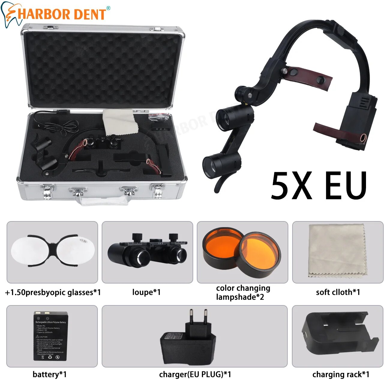 Стоматологическая лупа HARBOR DENT 4X/5X/6X