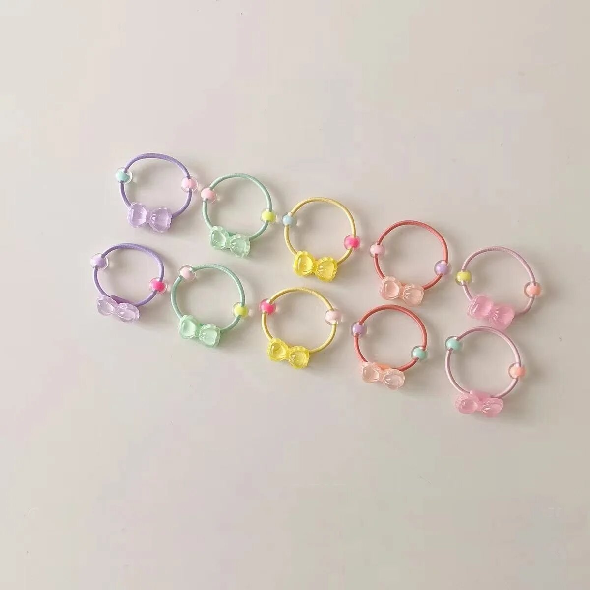 Детские эластичные резинки для волос Isa Happy Day BOWKNOT
