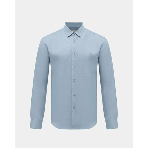 фото Рубашка trussardi, размер 44, синий