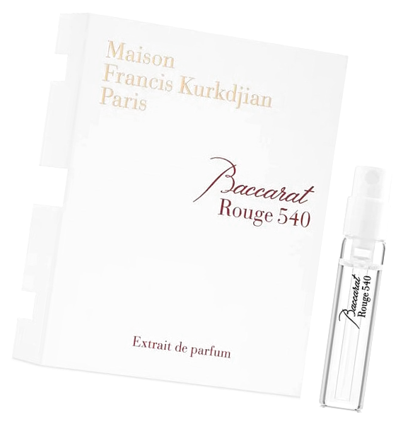 Духи Maison Francis Kurkdjian Baccarat Rouge 540 Extrait De Parfum пробник 2 / Мейсон Франсис Куркджан Баккара Руж 540 Экстракт мини-версия / Сэмпл