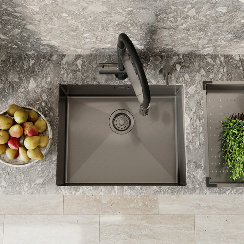 Изображение товара Мойка IDDIS Эдифис (Edifice) EDI54G0i77 нержавеющая сталь универсального монтажа графит 540*440