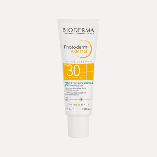 Изображение товара Эмульсия матирующая для лица Bioderma Photoderm AKN Mat SPF30 Matifying Fluid 40мл