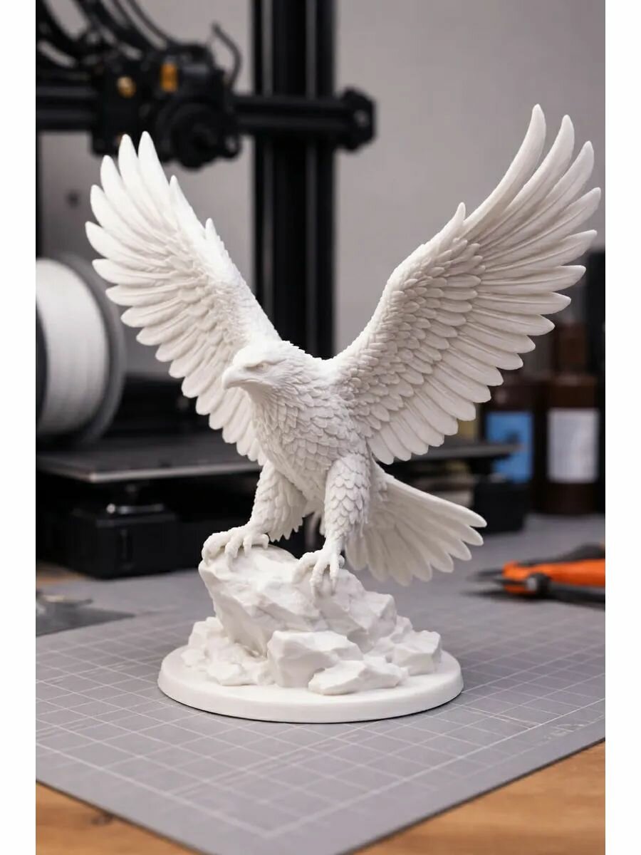 Статуэтка "Величественный Орёл" 3D печать из пластика