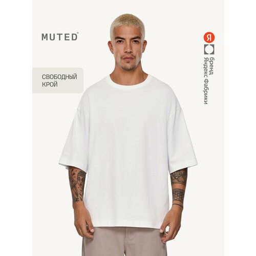 фото Футболка muted oversize, размер 2xs-xs, белый