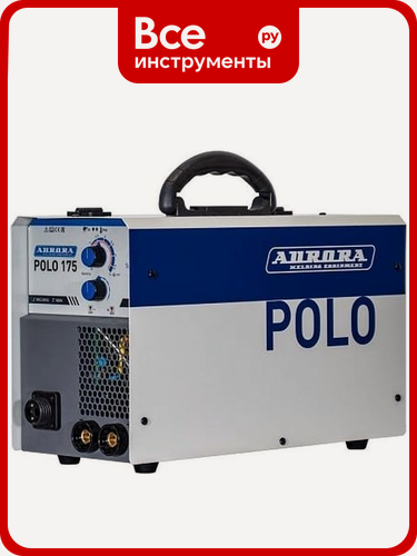 Изображение товара Сварочный полуавтомат Aurora POLO 175 SYNERGIC для MIG/MAG и MMA с максимальным током 175 А, без кейса, с воздушным охла
