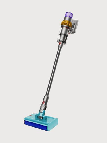 Изображение товара Моющий пылесос Dyson V15S Detect Submarine SV47, жёлтый/никель (Yellow/Nickel)