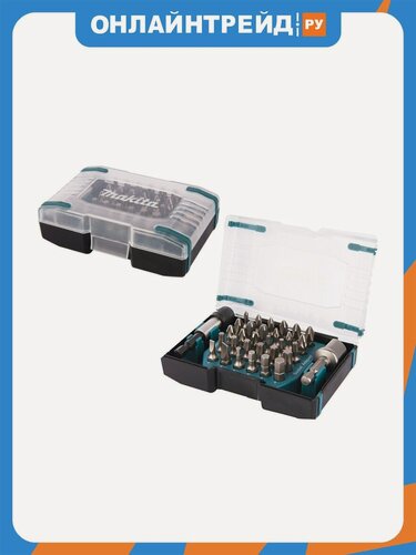 Изображение товара Набор Makita D-65084 32шт, биты Рh\Pz\Н\SL,+2 держателя