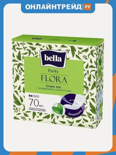Изображение товара Ежедневные прокладки Bella Panty Flora Green tea, 70 шт
