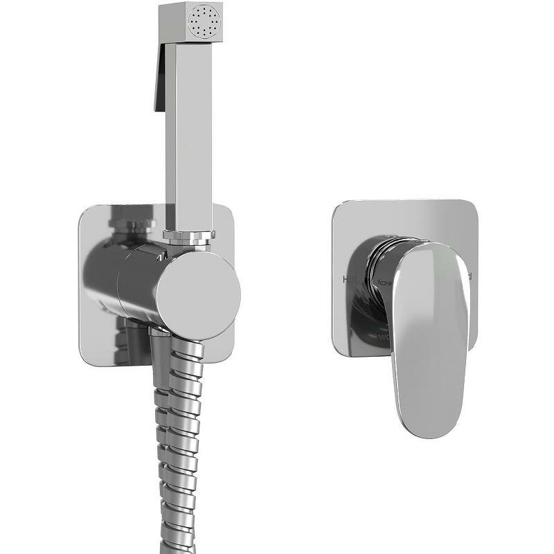 Гигиенический душ со смесителем WasserKRAFT Weida A3151.271.057.136, хром