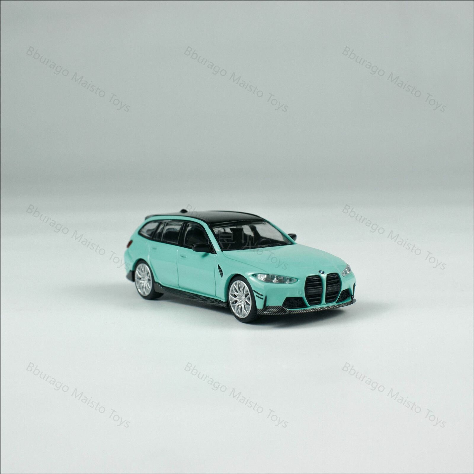 MINIGT 1:64 BMW M3 M Performance Touring Mini Green отлитая под давлением модель гоночного автомобиля Игрушки