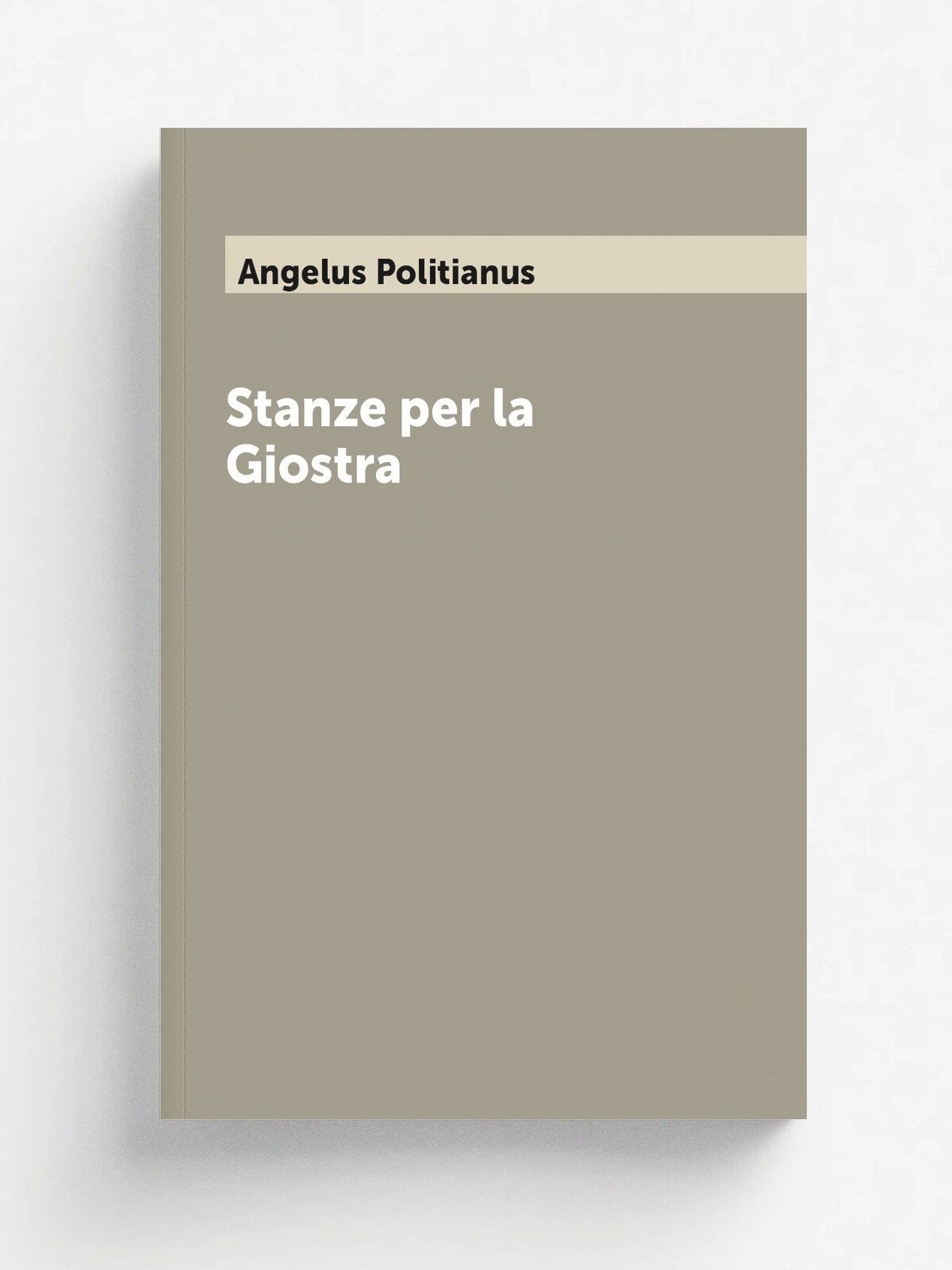 Stanze per la Giostra