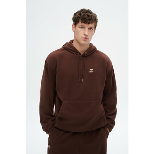 фото Худи спортивное rank polar fleece hoodie, размер xxl, , темно-коричневый