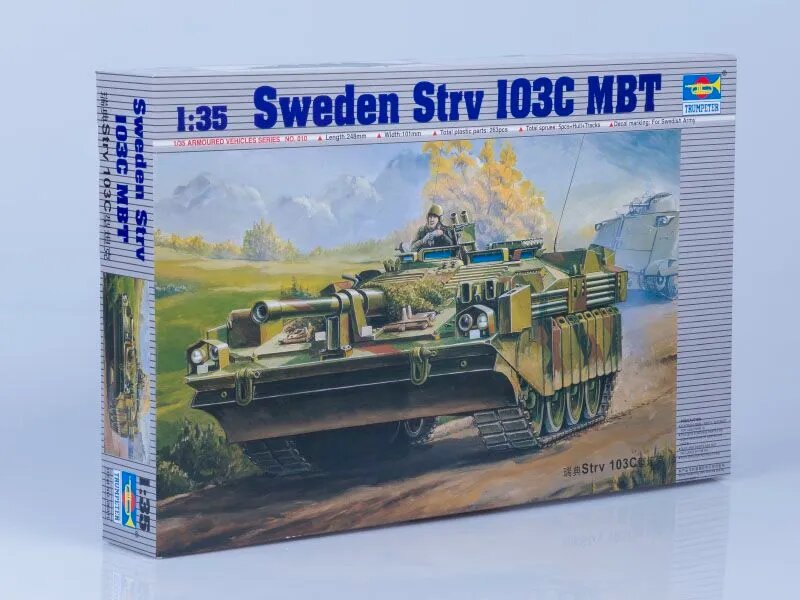 Сборная модель танка Танк Sweden Strv 103C MBT 00310, масштаб 1/35