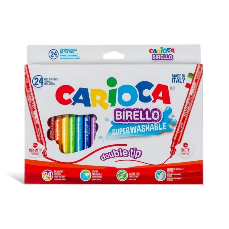 Фломастеры 24цв, CARIOCA Birello, 41521 1 шт.
