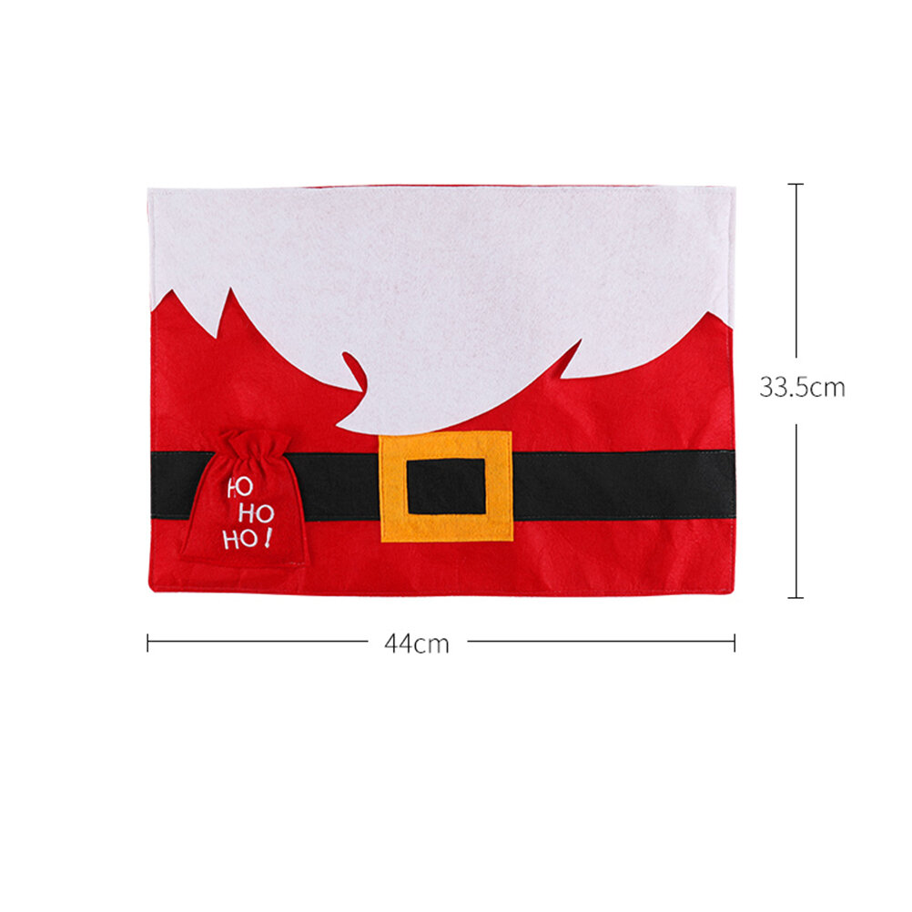 Коврик Для Стола С Рождественским Дизайном Красный 43.50X30.00X0.30Cm Подходит Для Дома И Ресторана
