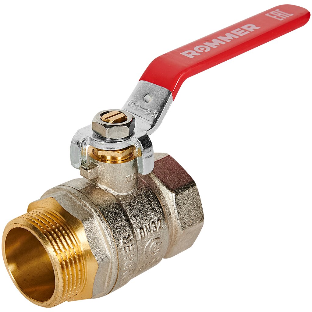 Кран шаровой ROMMER ВР/НР, ручка рычаг 1 1/4 , RBV-0002-2210332