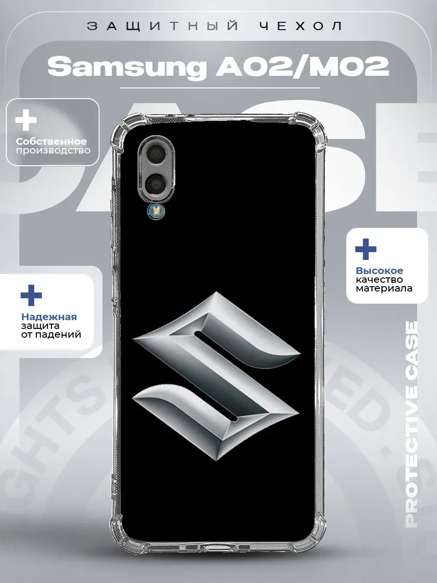 Чехол на Samsung A02 с принтом Сузуки
