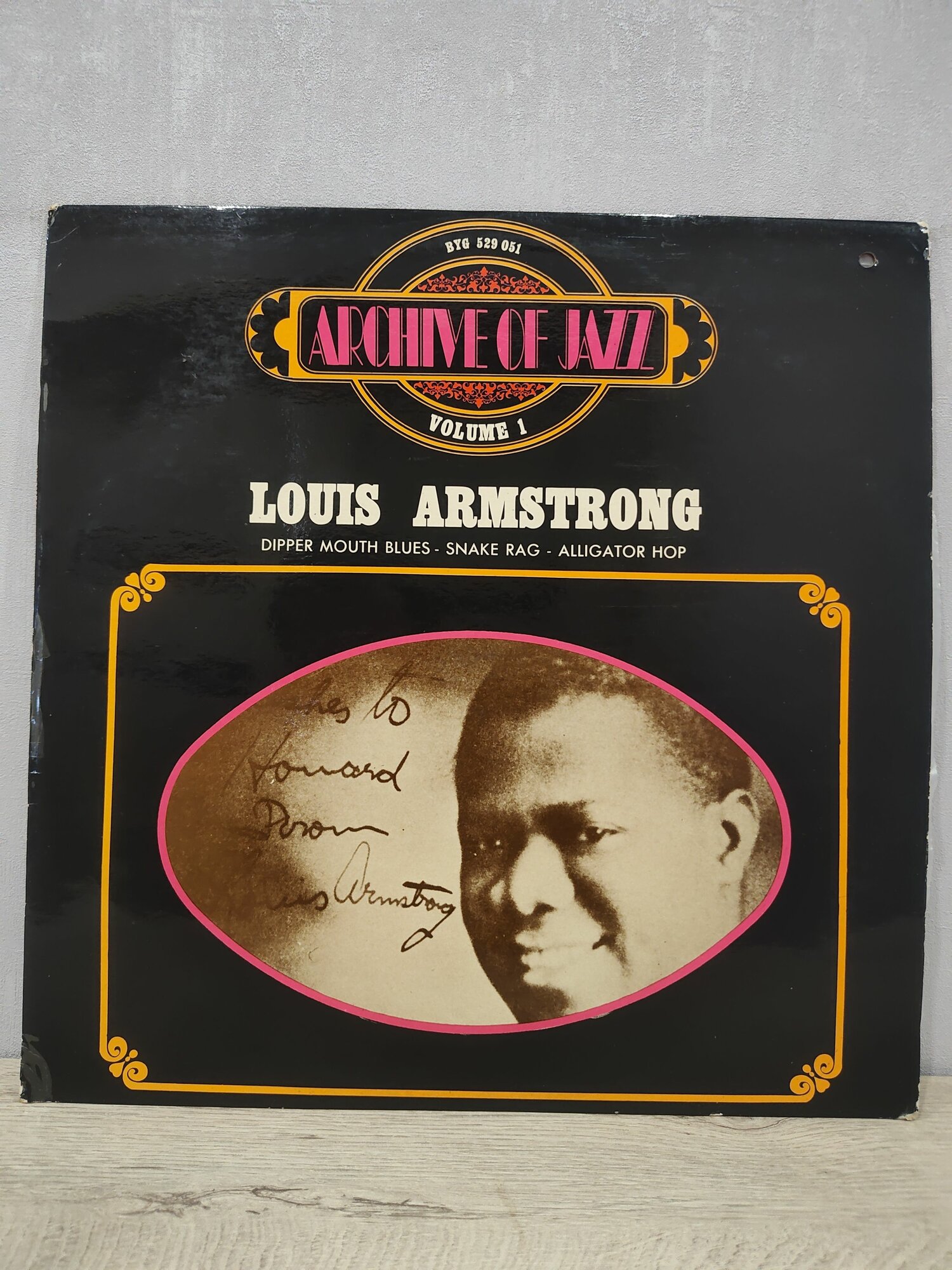 Louis Armstrong - Archive Of Jazz Volume 1 - The Great Louis Armstrong, Виниловая пластинка, LP