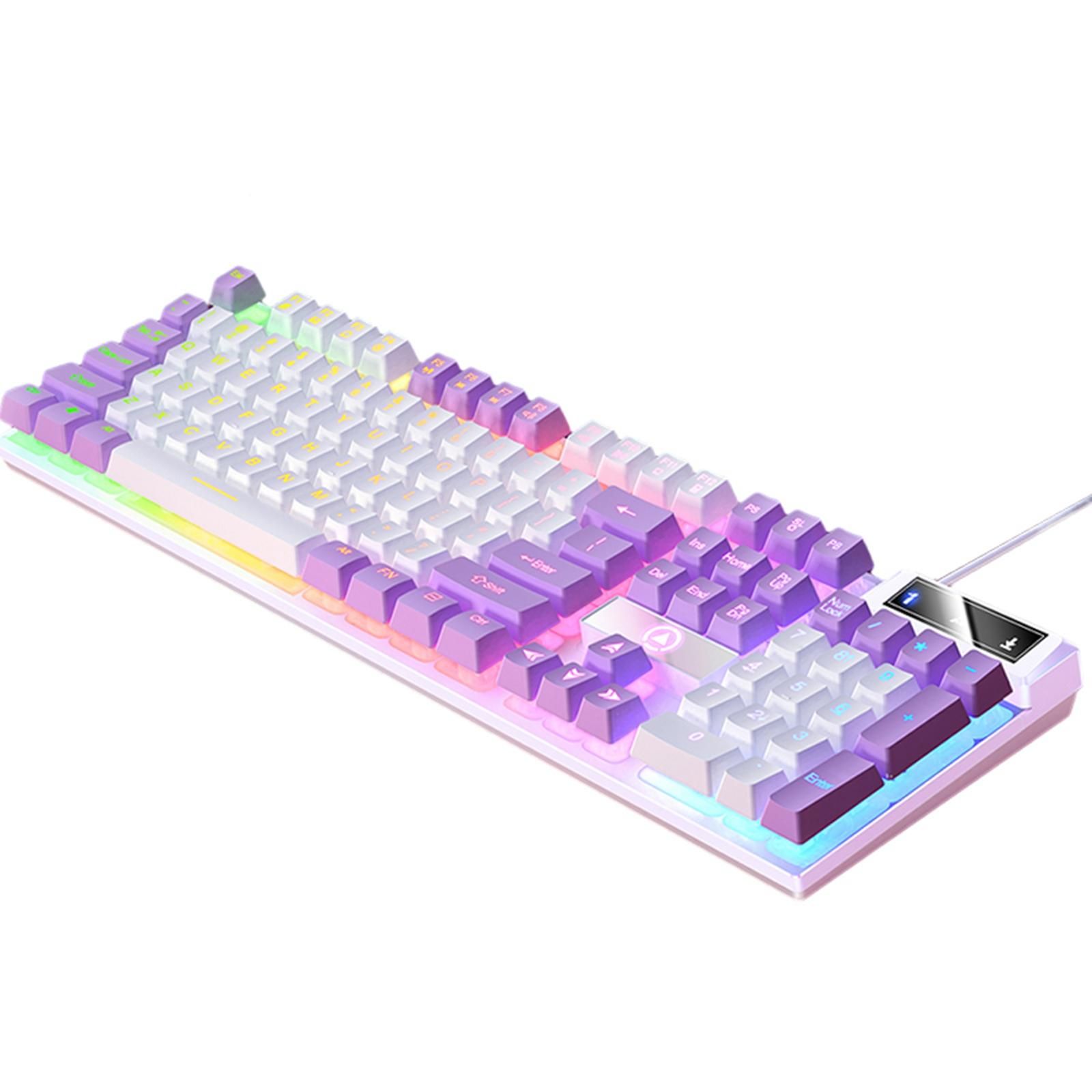 Игровая клавиатура проводная , (Cherry MX Brown), Русская раскладка, белый