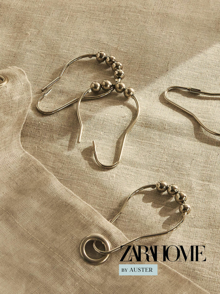 ZARA HOME Кольца для шторки в ванной 12 шт
