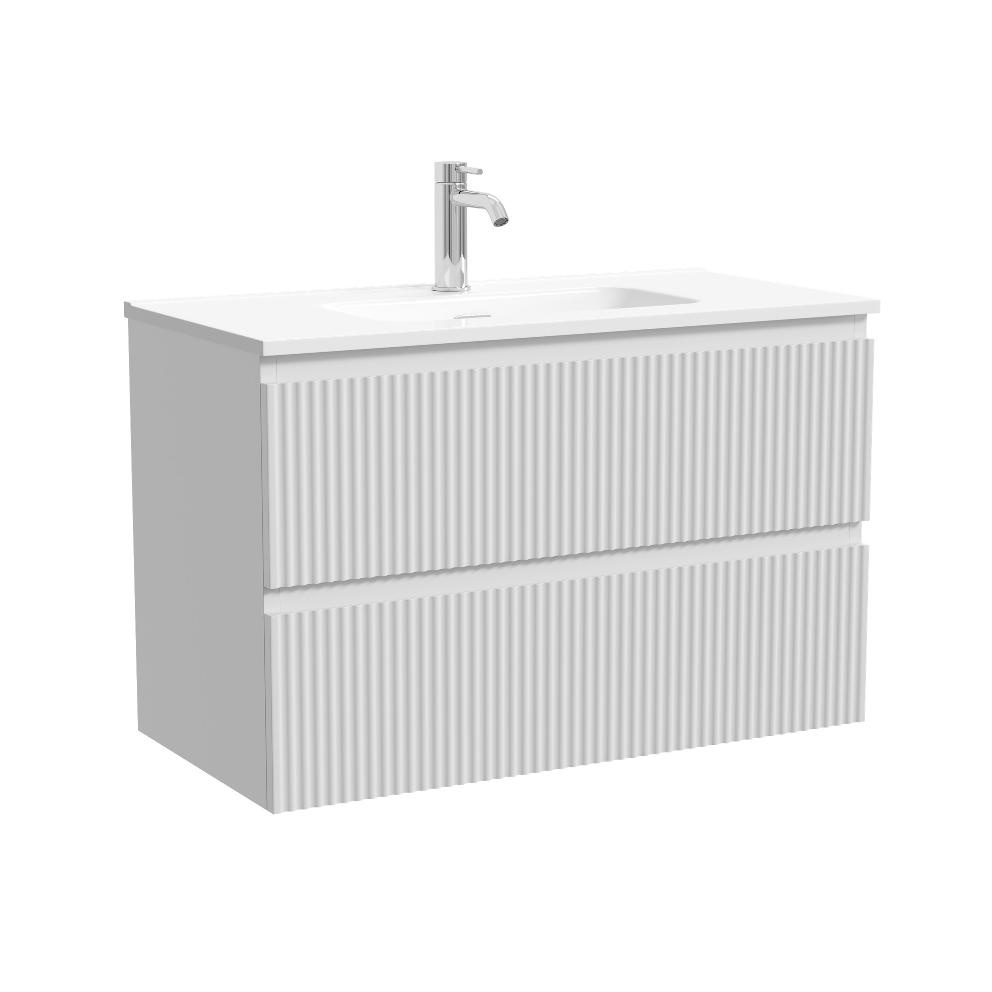 Тумба под раковину Sancos Сноб Р 390 / Snob R 390 SNR80/39W 79x39x50 белый матовый / bianco