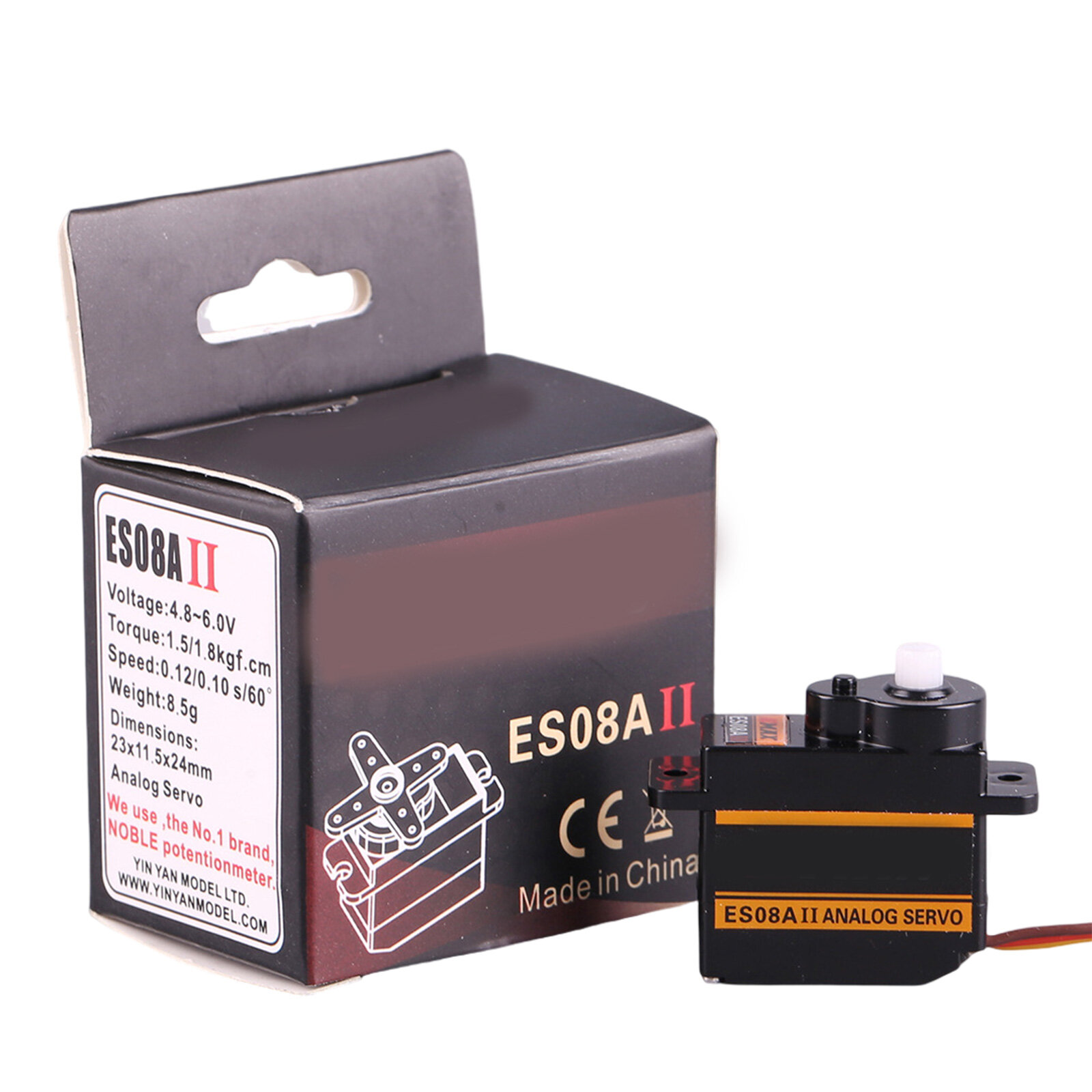 EMAX ES08A II 9g Микро Сервопривод с Пластиковыми