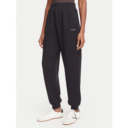 фото Брюки джоггеры guess nat cuffed jogger, размер m, черный