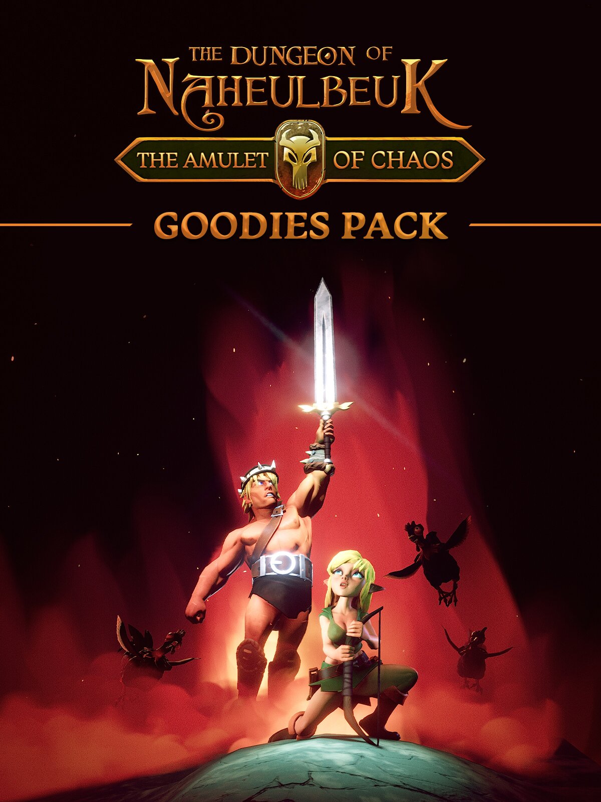 Игра The Dungeon Of Naheulbeuk: The Amulet Of Chaos - Goodies Pack DLC, ключ активации Steam