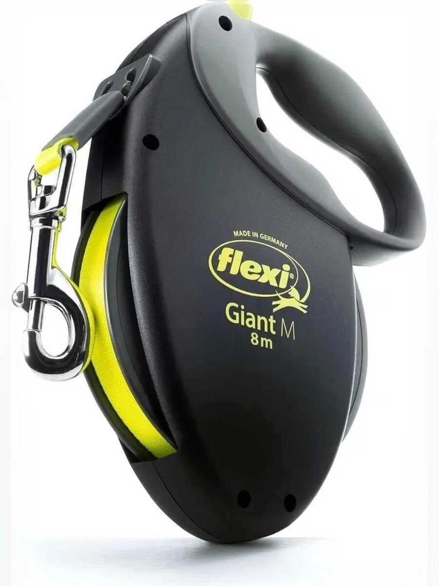 Flexi Giant Neon S/M, 8 метров до 25 кгПоводок-рулетка для собак