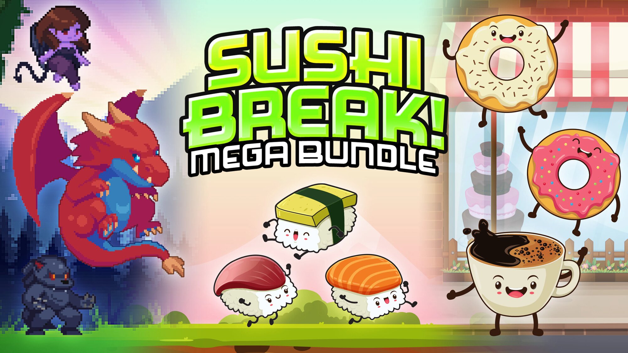 Игра Sushi Break Mega Game Bundle, цифровое издание PlayStation 4, регион Турция / код пополнения баланса