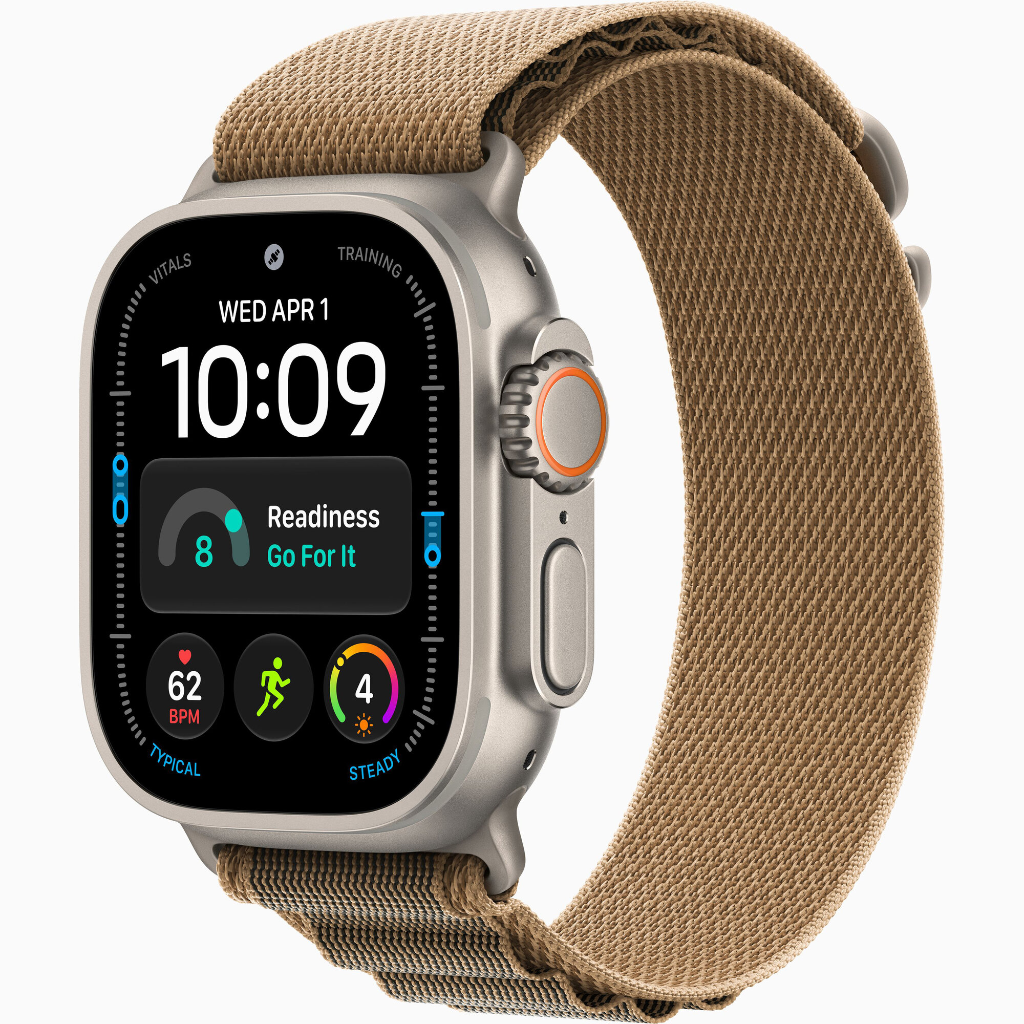 Умные часы Apple Watch Series Ultra 4, 49 мм, GPS+Cellular, Natural Titanium/Desert Alpine Loop M