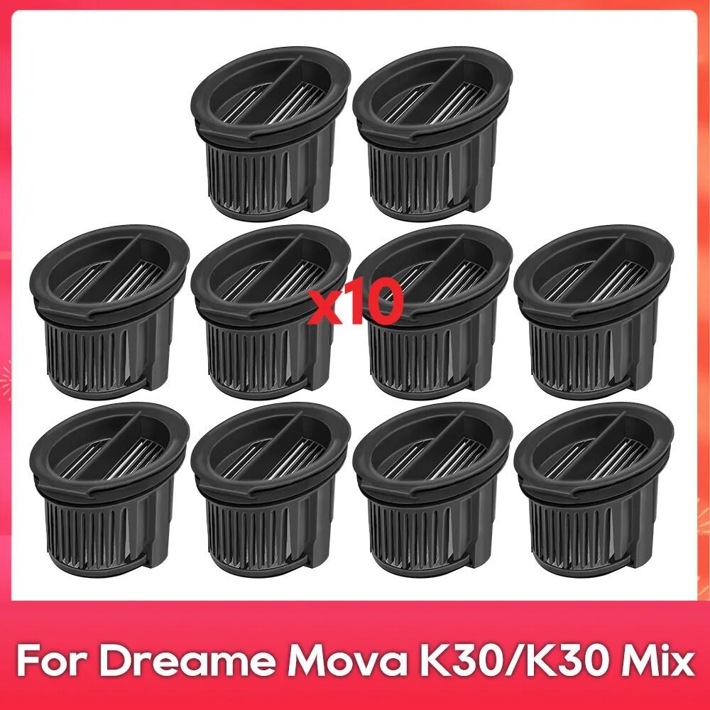 Подходит для ( Mova K30 / K30 Mix / Trouver K30 ) аксессуаров: основная щётка и HEPA-фильтр.