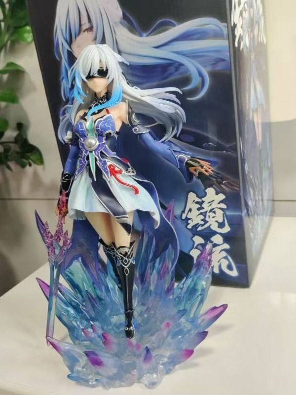 Аниме фигурка Хонкай: Стар Рэйл; Honkai: Star Rail, Jingliu(Съемная маска для глаз, H29cm)