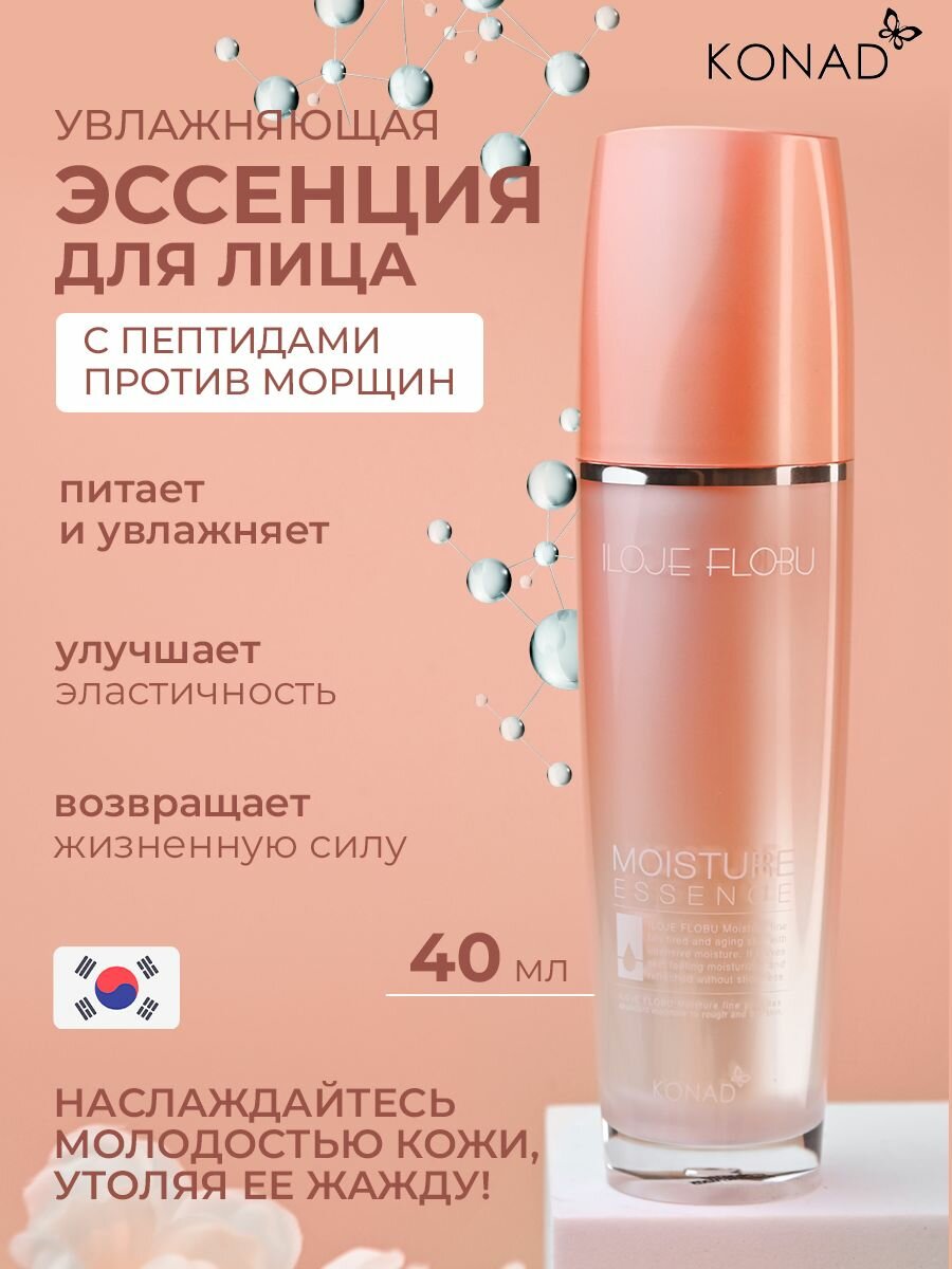 Эссенция для лица Konad увлажняющая антивозрастная с пептидами Корея 40 мл.