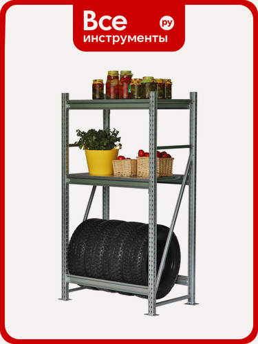Изображение товара Стеллаж профессиональный. Стеллажная система Steller 180x120x60 см 7308919785