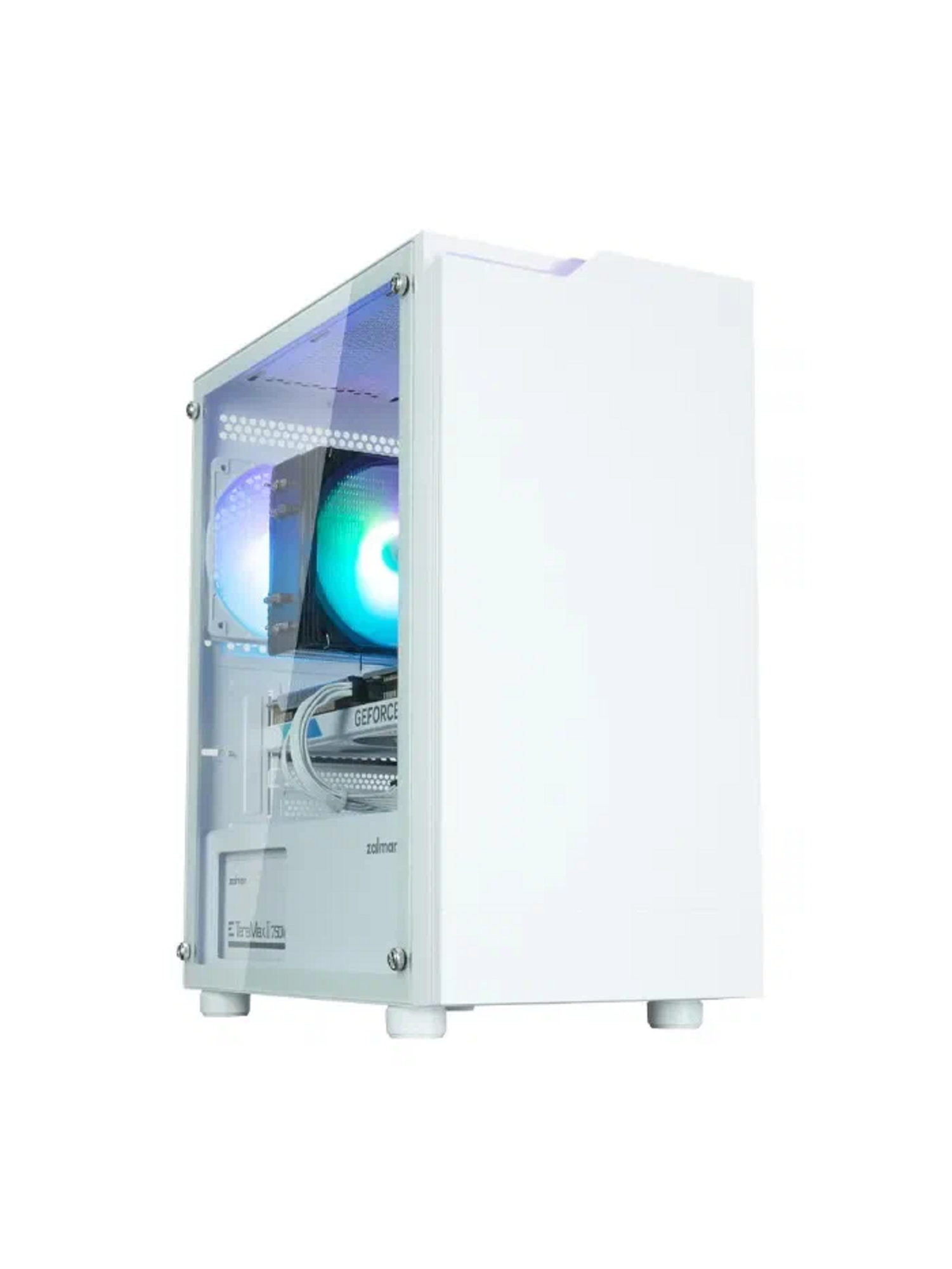 Корпус для ПК Zalman T4 PLUS WHITE белый, Mini Tower без блока питания