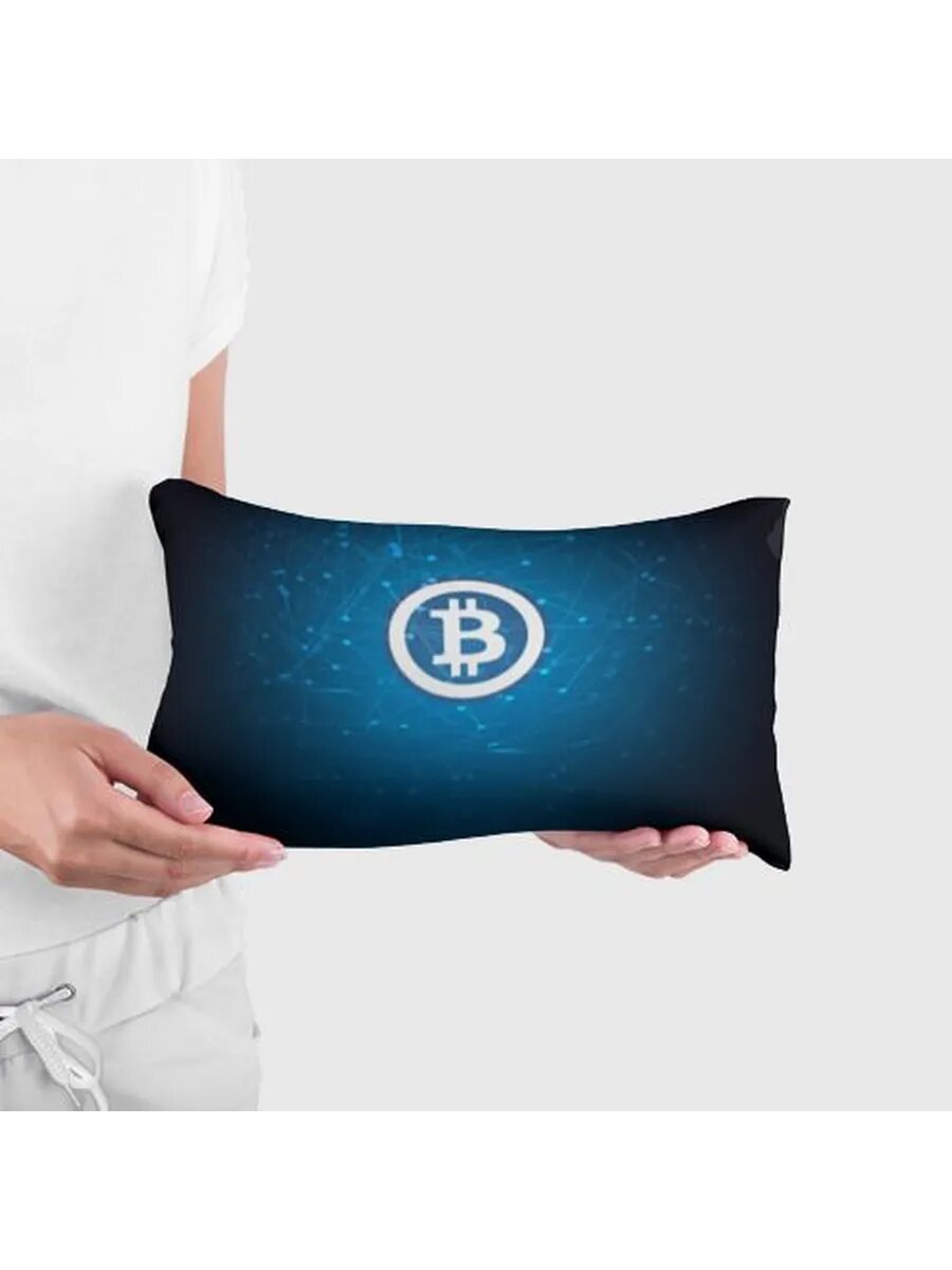 Bitcoin Blue - Биткоин Подушка — фото 1