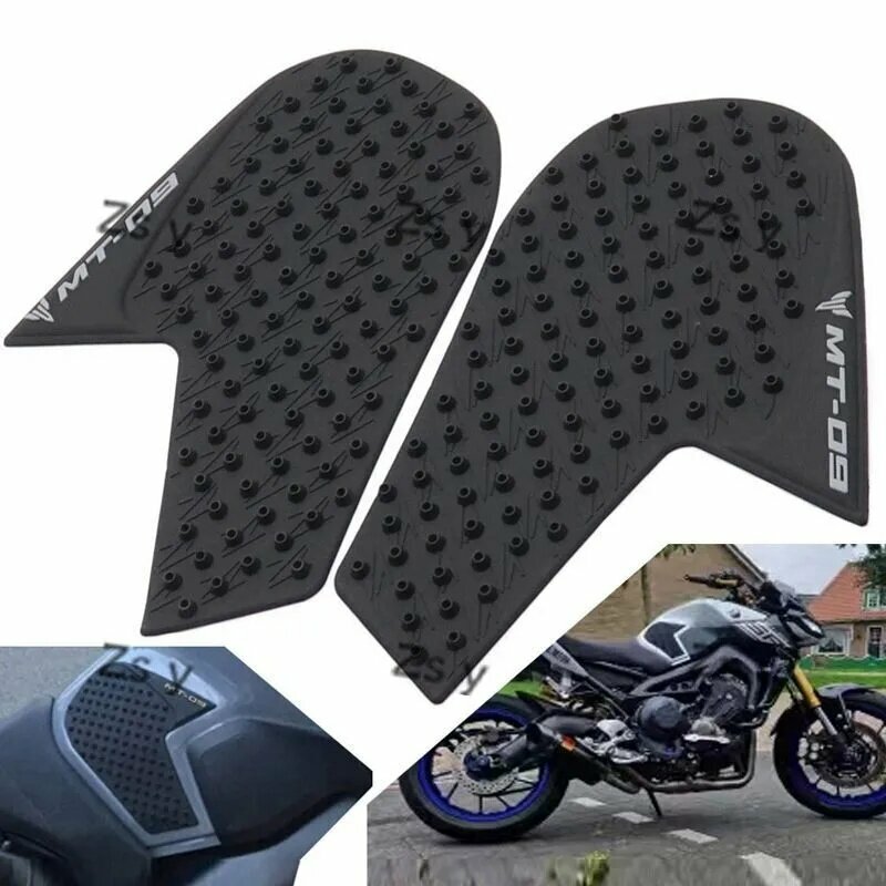 Защитные антискользящие наклейки на бак для Yamaha MT-09 2013-2018.